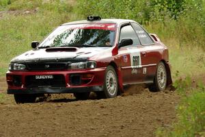 Chuck Surdyke / Kim DeMotte Subaru Impreza on SS3, Indian Creek.