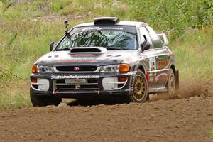 Grzegorz Bugaj / Elizabeth Lowisz Subaru Impreza 2.5RS on SS3, Indian Creek.