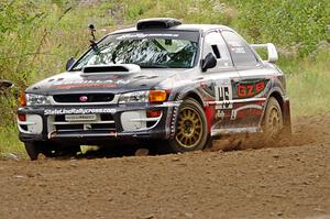 Grzegorz Bugaj / Elizabeth Lowisz Subaru Impreza 2.5RS on SS3, Indian Creek.