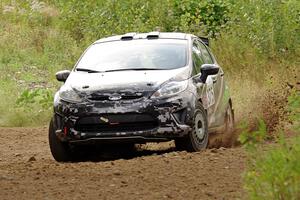 Panos Karpidas / John Hall Ford Fiesta R2 on SS3, Indian Creek.