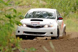 Jeffrey Reamer / Jeremy Jankowske Subaru WRX STi on SS3, Indian Creek.