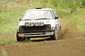 Micah Nickelson / Tyler Ptacek VW GTI on SS3, Indian Creek.