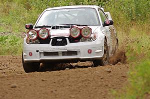 Mickey Moran / Alice Von Denes Subaru WRX STi on SS3, Indian Creek.