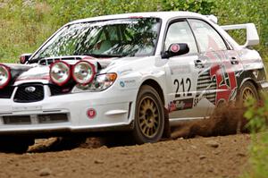 Mickey Moran / Alice Von Denes Subaru WRX STi on SS3, Indian Creek.