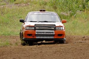 Mark Huebbe / John Huebbe Subaru Legacy on SS3, Indian Creek.