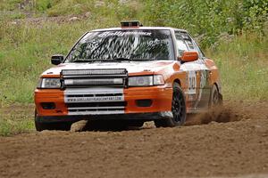 Mark Huebbe / John Huebbe Subaru Legacy on SS3, Indian Creek.