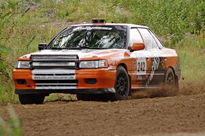 Mark Huebbe / John Huebbe Subaru Legacy on SS3, Indian Creek.