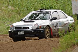 Adam Short / Alix Hakala Subaru WRX on SS3, Indian Creek.