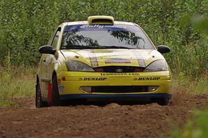 Futoshi Murase / Ben Slocum Ford Focus ZX3 on SS3, Indian Creek.