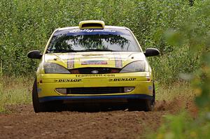 Futoshi Murase / Ben Slocum Ford Focus ZX3 on SS3, Indian Creek.