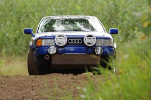 Paul Johansen / Susi Little Audi 90 Coupe Quattro on SS3, Indian Creek.