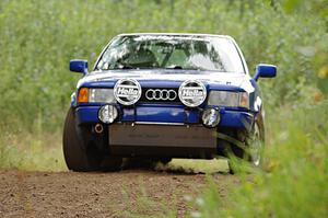 Paul Johansen / Susi Little Audi 90 Coupe Quattro on SS3, Indian Creek.