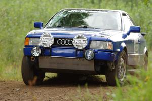 Paul Johansen / Susi Little Audi 90 Coupe Quattro on SS3, Indian Creek.