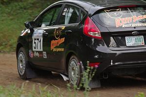 Jeff Gray / Jackson Gray Ford Fiesta on SS3, Indian Creek.