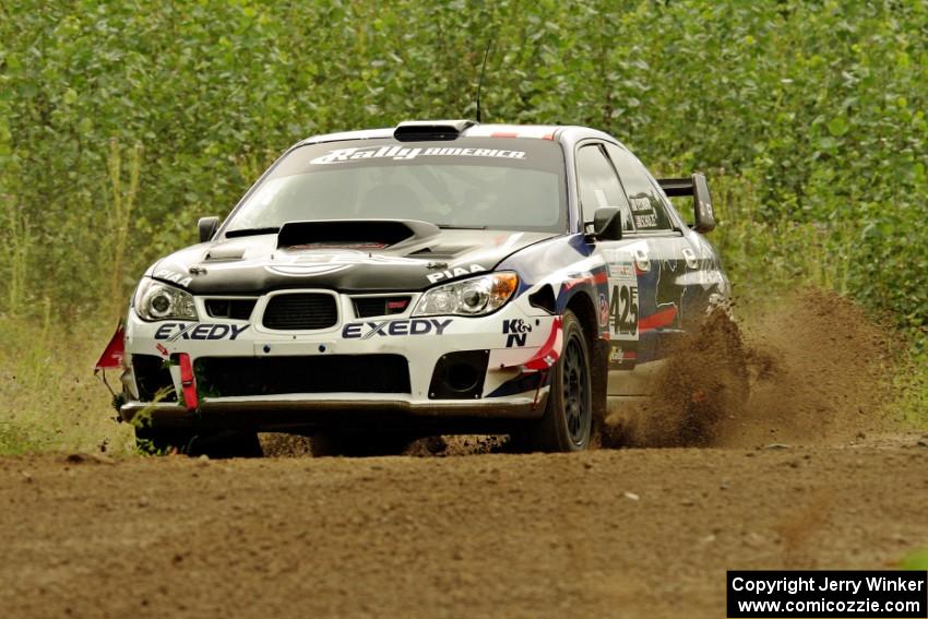 Adam Yeoman / Jordan Schulze Subaru WRX STi on SS3, Indian Creek.