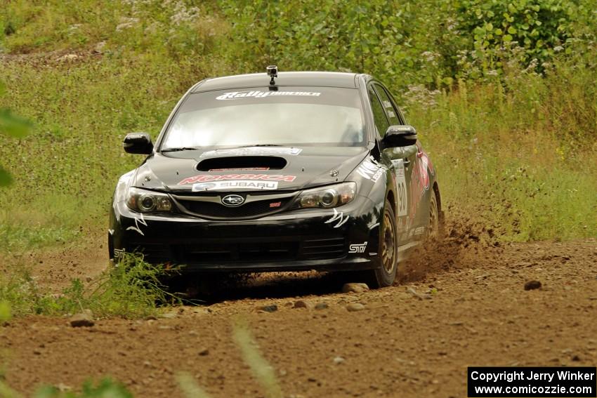 Lauchlin O'Sullivan / Scott Putnam Subaru WRX STi on SS3, Indian Creek.