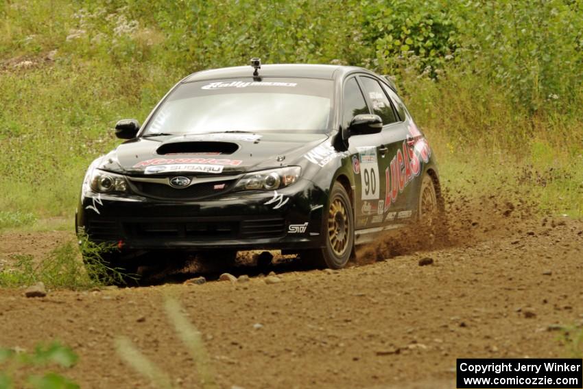 Lauchlin O'Sullivan / Scott Putnam Subaru WRX STi on SS3, Indian Creek.