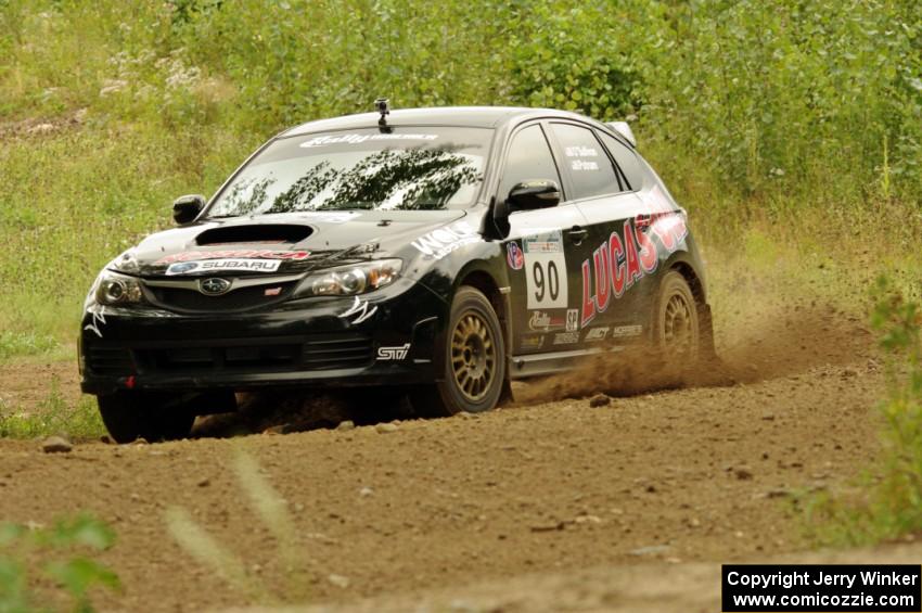 Lauchlin O'Sullivan / Scott Putnam Subaru WRX STi on SS3, Indian Creek.