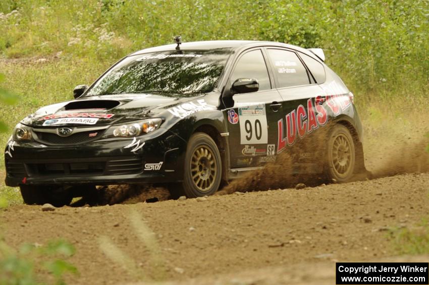 Lauchlin O'Sullivan / Scott Putnam Subaru WRX STi on SS3, Indian Creek.