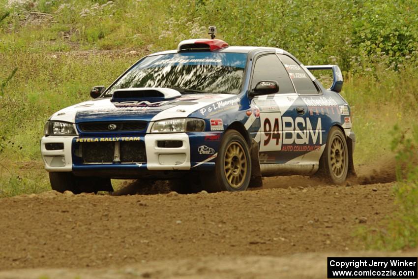 Piotr Fetela / Dominik Jozwiak Subaru Impreza STi on SS3, Indian Creek.