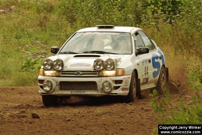 Henry Krolikowski / Cindy Krolikowski Subaru Impreza on SS3, Indian Creek.