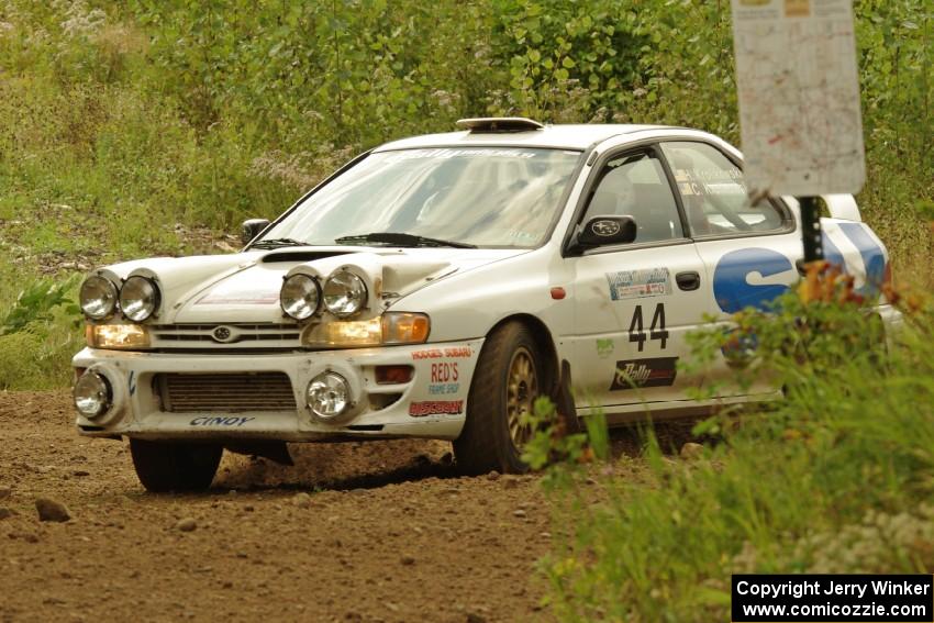 Henry Krolikowski / Cindy Krolikowski Subaru Impreza on SS3, Indian Creek.