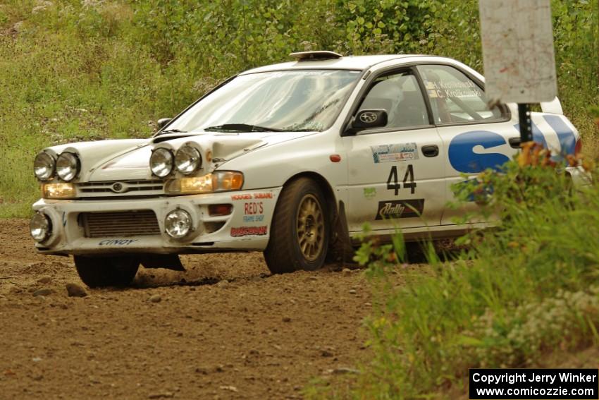 Henry Krolikowski / Cindy Krolikowski Subaru Impreza on SS3, Indian Creek.