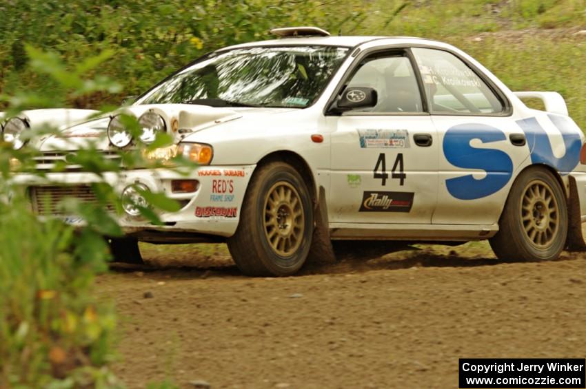 Henry Krolikowski / Cindy Krolikowski Subaru Impreza on SS3, Indian Creek.