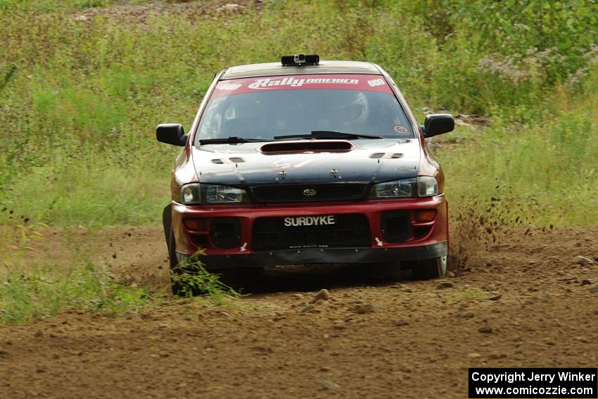 Chuck Surdyke / Kim DeMotte Subaru Impreza on SS3, Indian Creek.