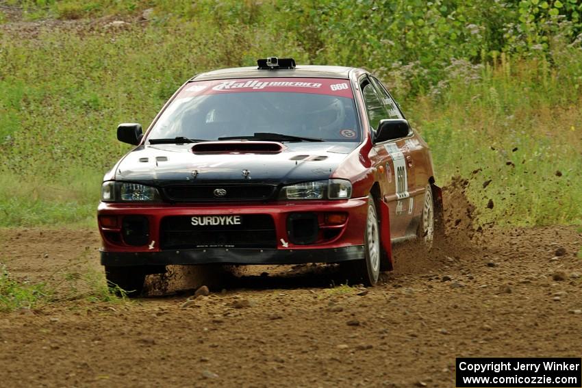 Chuck Surdyke / Kim DeMotte Subaru Impreza on SS3, Indian Creek.