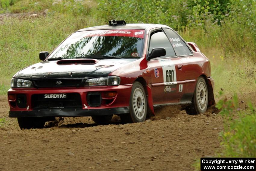 Chuck Surdyke / Kim DeMotte Subaru Impreza on SS3, Indian Creek.