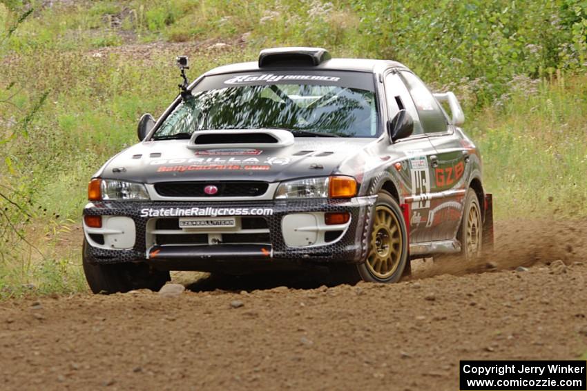 Grzegorz Bugaj / Elizabeth Lowisz Subaru Impreza 2.5RS on SS3, Indian Creek.