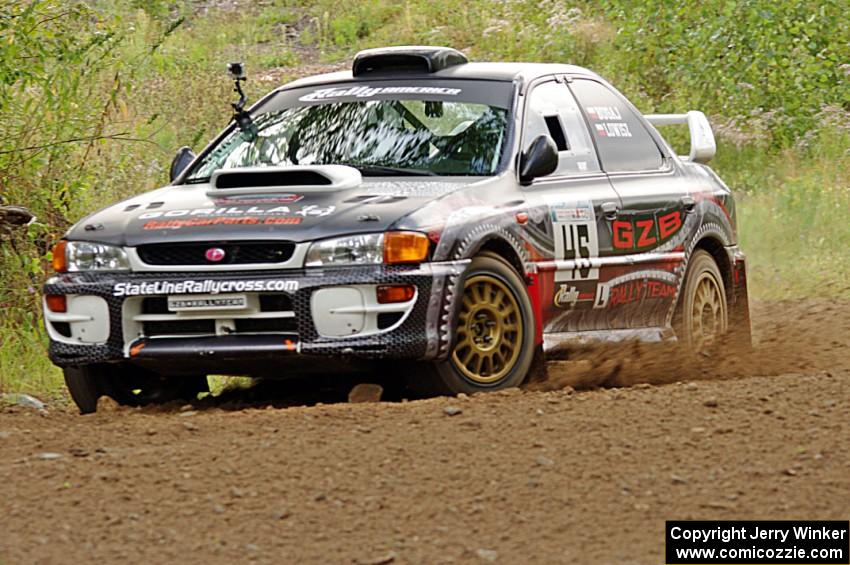 Grzegorz Bugaj / Elizabeth Lowisz Subaru Impreza 2.5RS on SS3, Indian Creek.