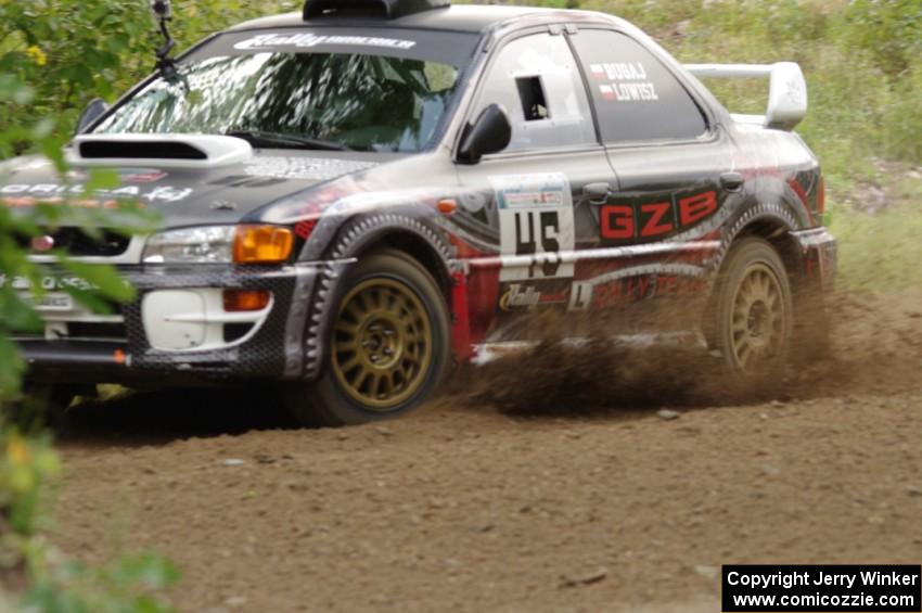 Grzegorz Bugaj / Elizabeth Lowisz Subaru Impreza 2.5RS on SS3, Indian Creek.