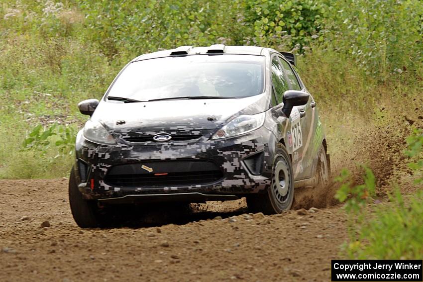 Panos Karpidas / John Hall Ford Fiesta R2 on SS3, Indian Creek.