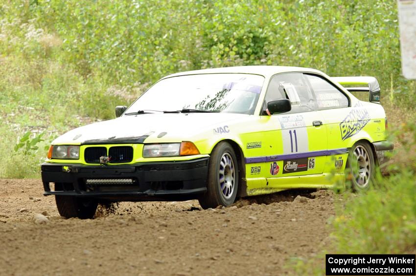 Matt Brandenburg / Jimmy Brandt BMW M3 on SS3, Indian Creek.