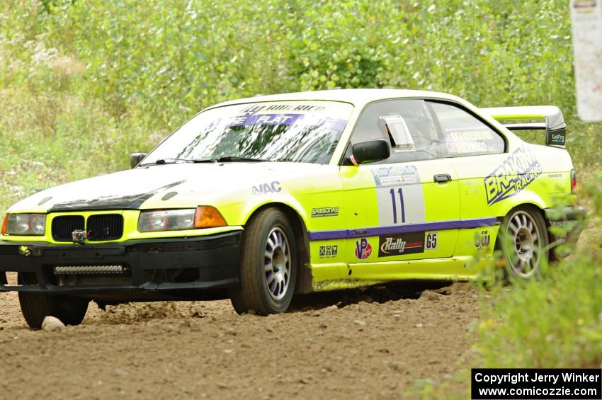 Matt Brandenburg / Jimmy Brandt BMW M3 on SS3, Indian Creek.