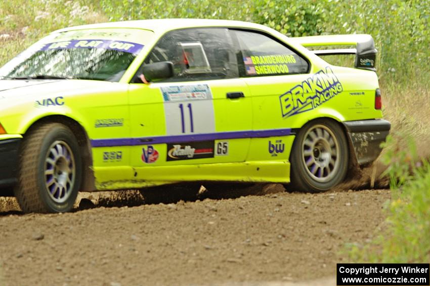 Matt Brandenburg / Jimmy Brandt BMW M3 on SS3, Indian Creek.