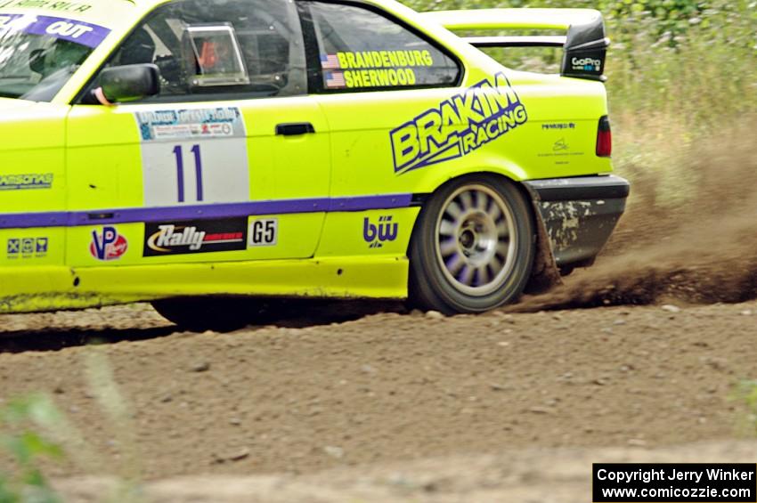 Matt Brandenburg / Jimmy Brandt BMW M3 on SS3, Indian Creek.