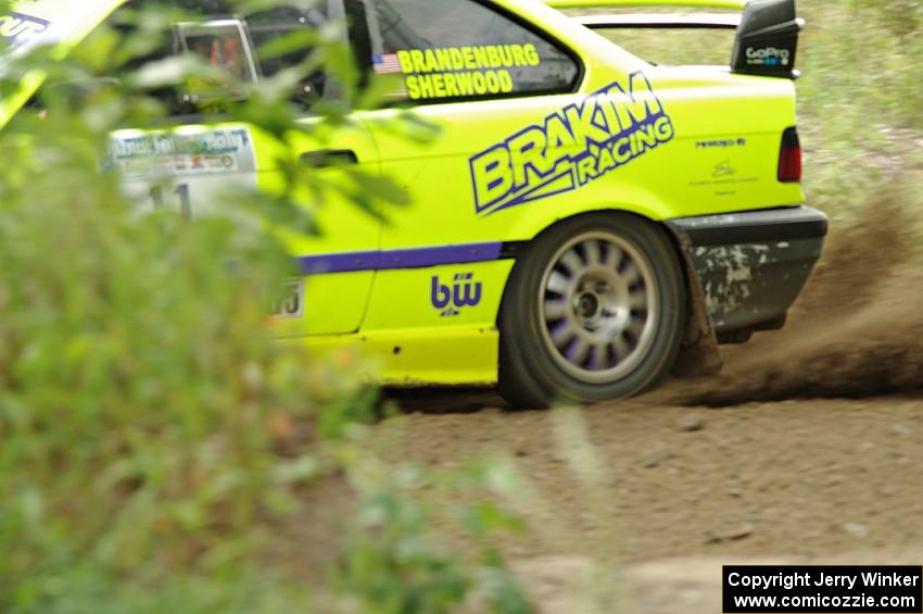 Matt Brandenburg / Jimmy Brandt BMW M3 on SS3, Indian Creek.