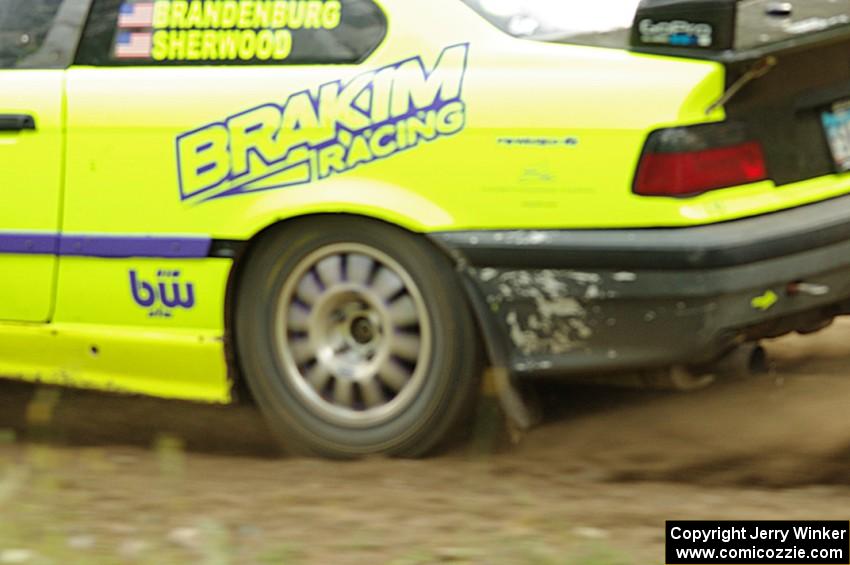 Matt Brandenburg / Jimmy Brandt BMW M3 on SS3, Indian Creek.