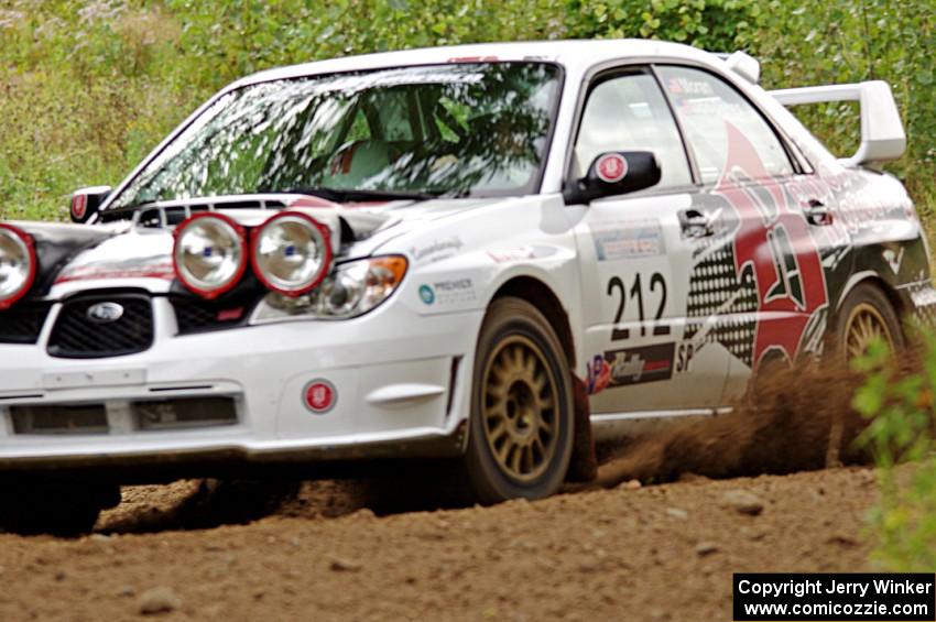 Mickey Moran / Alice Von Denes Subaru WRX STi on SS3, Indian Creek.