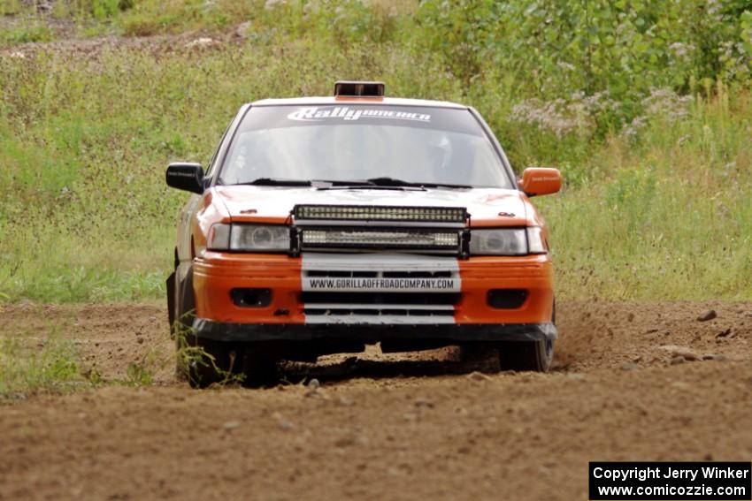 Mark Huebbe / John Huebbe Subaru Legacy on SS3, Indian Creek.