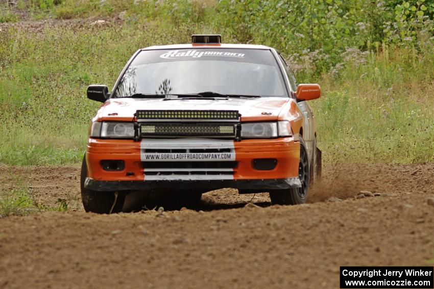 Mark Huebbe / John Huebbe Subaru Legacy on SS3, Indian Creek.