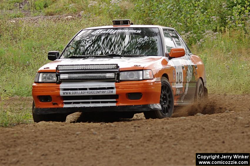 Mark Huebbe / John Huebbe Subaru Legacy on SS3, Indian Creek.