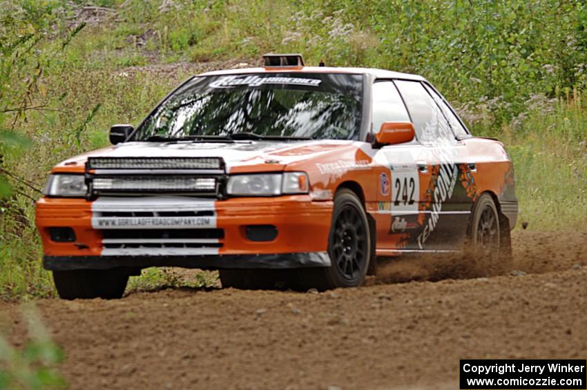 Mark Huebbe / John Huebbe Subaru Legacy on SS3, Indian Creek.