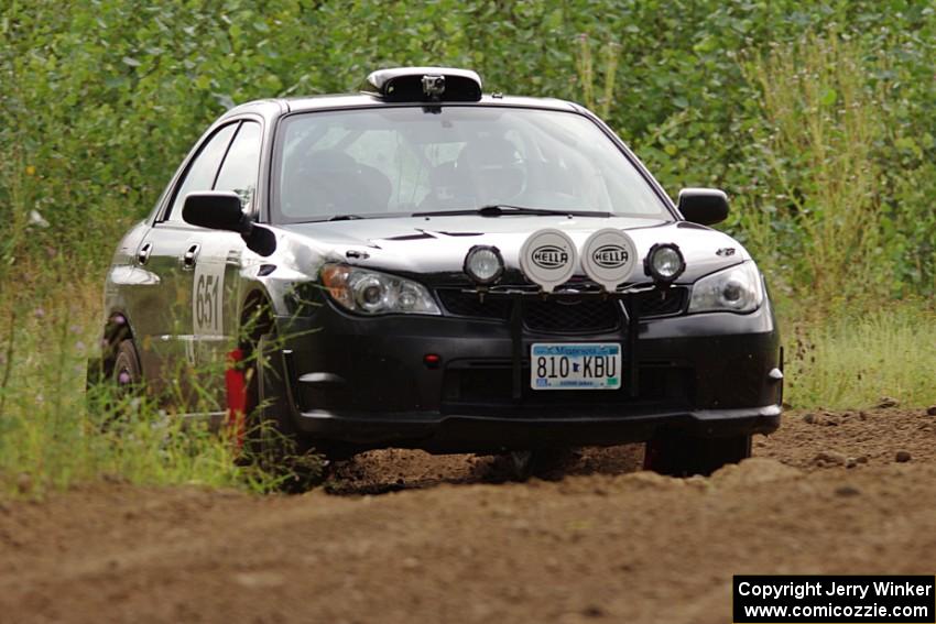 Kristofer Yahner / Tony Benusa Subaru Impreza on SS3, Indian Creek.