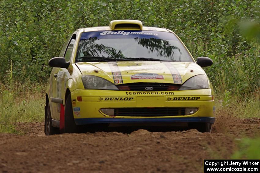 Futoshi Murase / Ben Slocum Ford Focus ZX3 on SS3, Indian Creek.