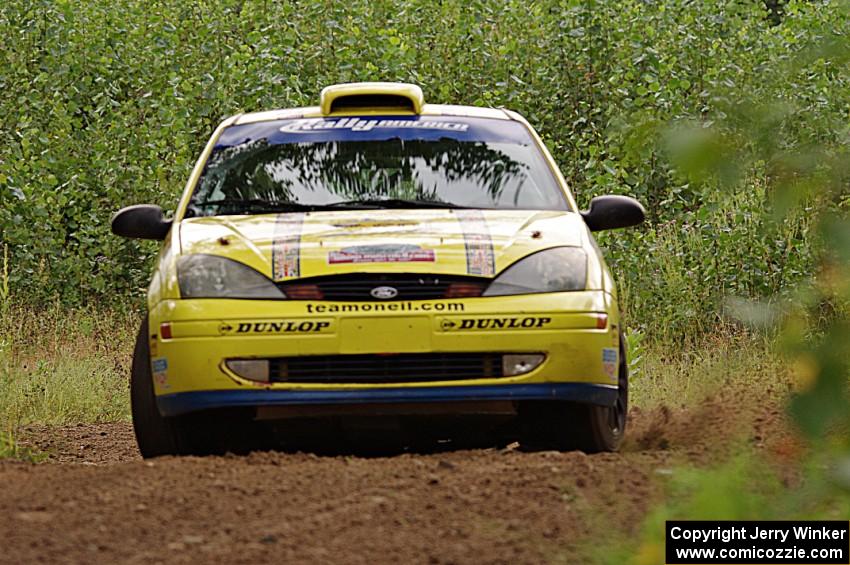 Futoshi Murase / Ben Slocum Ford Focus ZX3 on SS3, Indian Creek.