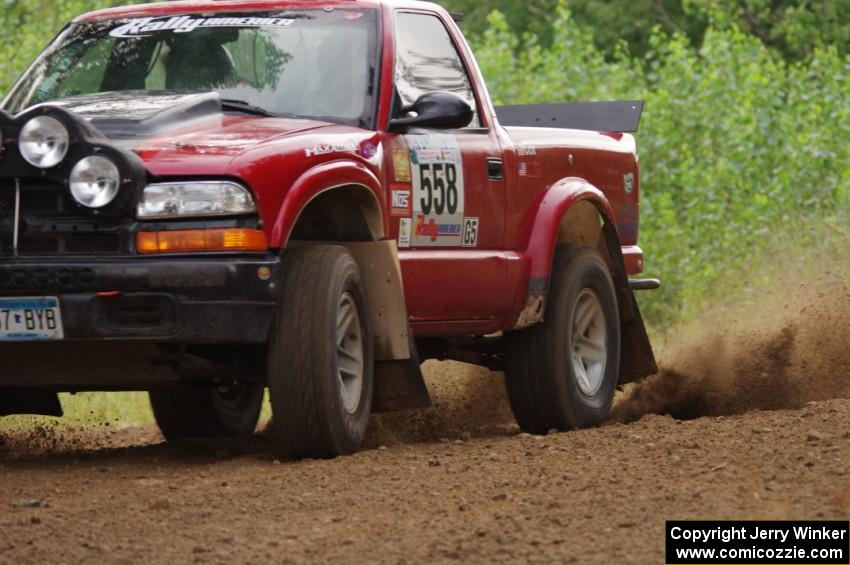 Jim Cox / Scott Parrott Chevy S-10 on SS3, Indian Creek.